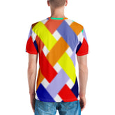 Close-up of Vinyasa Flow Men's Crew Neck T-Shirt fabric.